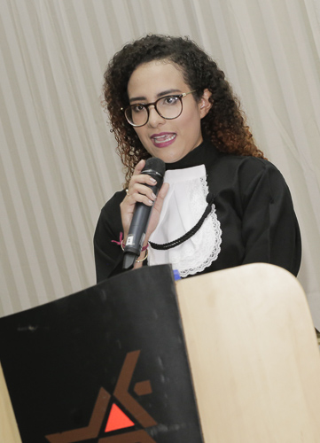 Marcela Santos Avanzi de Oliveira, oradora da turma