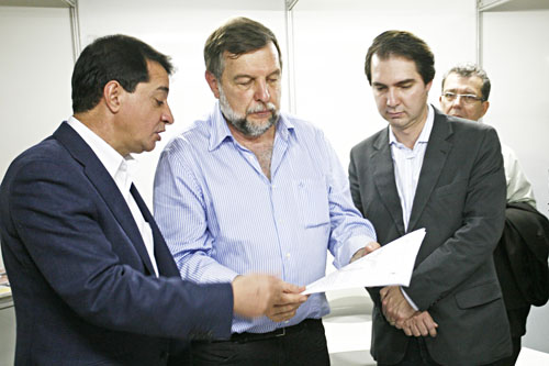 Júlio Santiago Prates Filho, Flávio Arns e Wilson Quinteiro