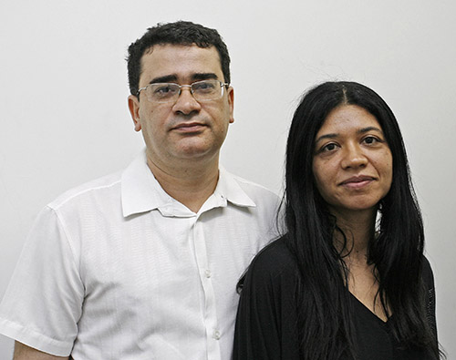 Os autores: Walter e Rosângela Praxedes