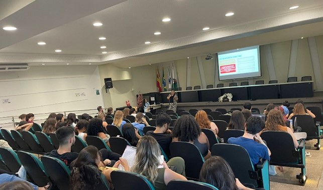 Foto da palestra