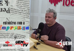 Encontros com a Imprensa recebe cinegrafista Creval Sabino na UEM FM